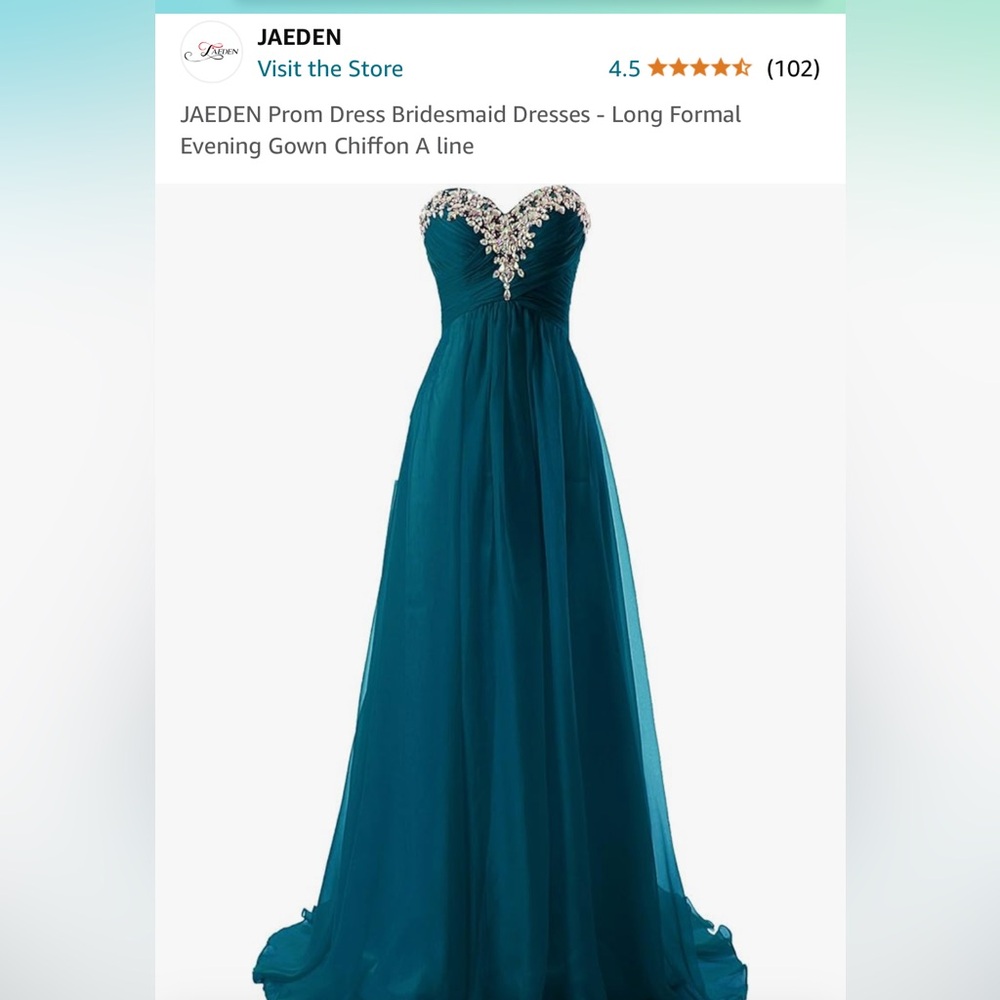 Jaeden formal strapless dress sz 10